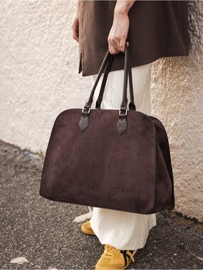 Louenhide Suede Chocolate Blaire Tote